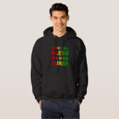 Who Jah Bless No Man Cur Rasta Reggae Music Jamaic Hoodie (Voorkant volledig)