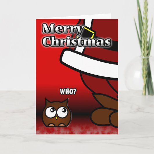 Who? Kerstkaart Feestdagen Kaart (Voorkant)