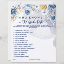 Who Knows the Bride Best Games Bridal Shower