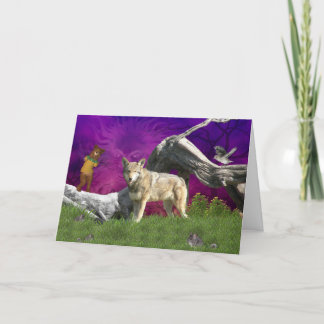 Who let op wie Horizontaal Wenskaart Kaart