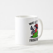 Who Let The Frogs Out - Coffee Mug Koffiemok (Voorkant rechts)