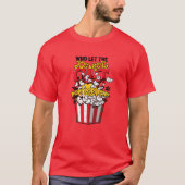 Who Lethe Kernels Out Pop Pop Pop humorous T-shirt (Voorkant)