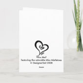 Who me? feestdagen kaart (Achterkant)