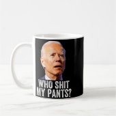 Who My Pants - Anti Joe Biden Tee - Funny Conserva Koffiemok (Links)