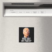 Who My Pants - Anti Joe Biden Tee - Funny Conserva Magneet (Insitu (Vaatwasser))
