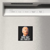 Who My Pants_ Funny Anti Joe Biden, Conservative H Magneet (Insitu (Vaatwasser))