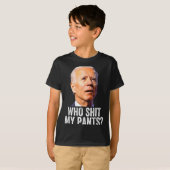 Who My Pants, Funny Anti Joe Biden, Conservative M T-shirt (Voorkant volledig)