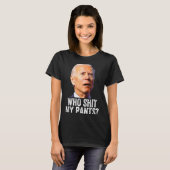 Who My Pants, Funny Anti Joe Biden, Conservative M T-shirt (Voorkant volledig)