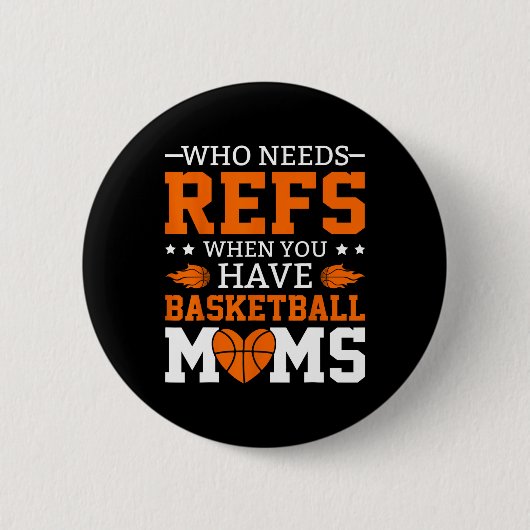 Who Needs Refs When You Have Sketll Moms Ronde Button 5,7 Cm (Voorkant)
