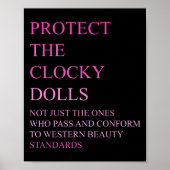 Who P And Conform To Western Beauty Standards  Poster (Voorkant)