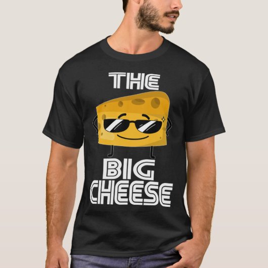 Who s Boss Here The CEO Sunglasses The Big Cheese T-shirt (Voorkant)