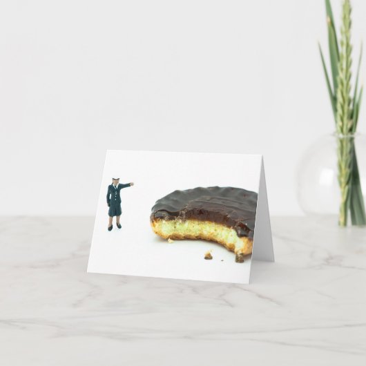 Who stal de jaffacake? kaart (Voorkant)