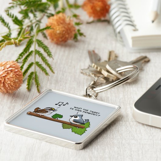 Who the Tweet? Sleutelhanger (Zijkant)