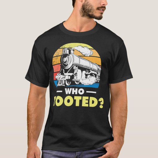 Who tooted Gifts for a RC Train Railroad Trains T-shirt (Voorkant)