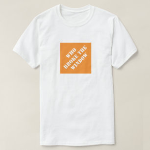 Who van Dadisms brak het Venster T-shirt