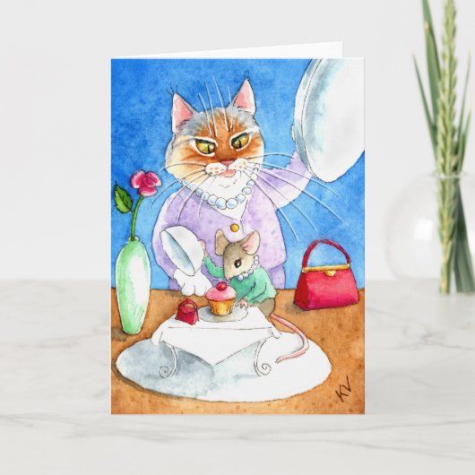 Who van dames de kaart of de uitnodiging van de (Voorkant)