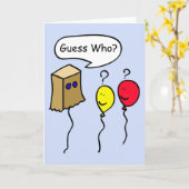 Who van de gissing, Wenskaart van de Vriend van de Kaart (Gele Bloem)