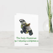 Who wierp dat Sneeuwbal!? Feestdagen Kaart (Achterkant)