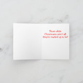 Who wierp dat Sneeuwbal!? Feestdagen Kaart (Binnen)