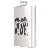 Whoa Dude Warped Typographic Flacon (Links)