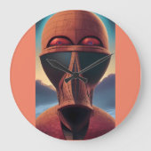 Whoa Ken Gage Psychedelic Sci-Fi Grote Klok (Voorkant)