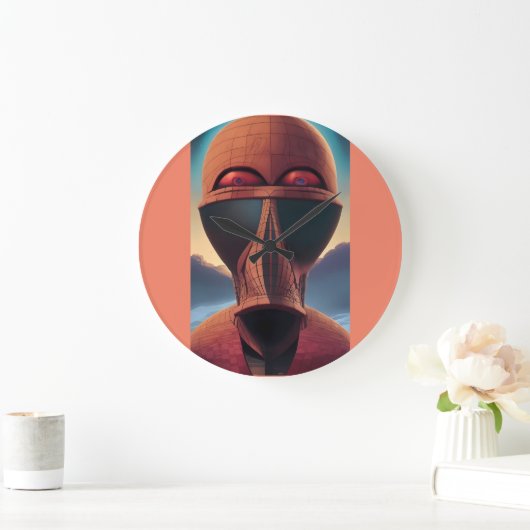 Whoa Ken Gage Psychedelic Sci-Fi Grote Klok (Huis)