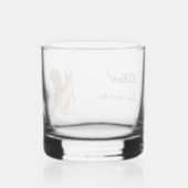 Whoa! Rustig aan daar Aangepaste Tekst Whisky Glas (Voorkant)