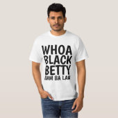 WHOA ZWARTE T-shirts (Voorkant volledig)