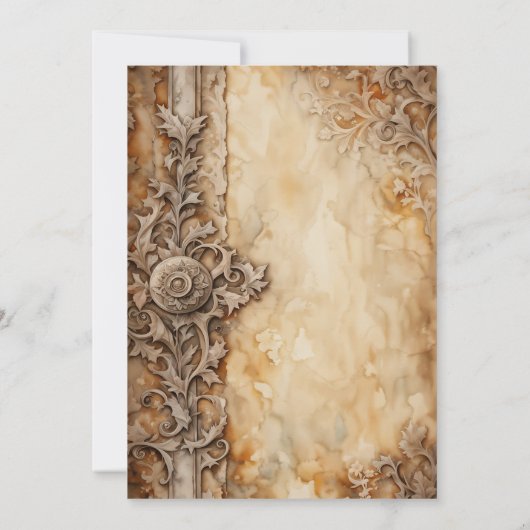 whodunit moord mysterie bloedige partij 40th 50th kaart (Achterkant)