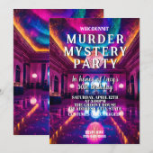 whodunit moord mysterie moord op de dansvloer kaart (Voorkant / Achterkant)