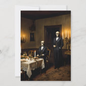 Whodunit Murder Mystery 1950's stijl diner feest Kaart (Achterkant)