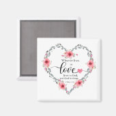 Whoever lives in love, 1 John 4 Magneet (Voorkant / Achterkant)