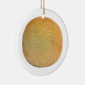 Whole Cantaloupe Melon Keramisch Ornament (Rechts)