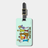 Whole Gang 12 Mystery Inc. Bagagelabel (Voorkant verticaal)