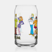 Whole Gang 12 Mystery Inc. Blikvorm Glas (Links)