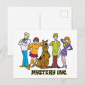 Whole Gang 12 Mystery Inc. Briefkaart (Voorkant / Achterkant)