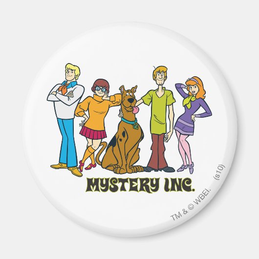 Whole Gang 12 Mystery Inc. Magneet (Voorkant)