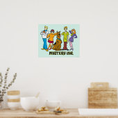 Whole Gang 12 Mystery Inc. Poster (Keuken)