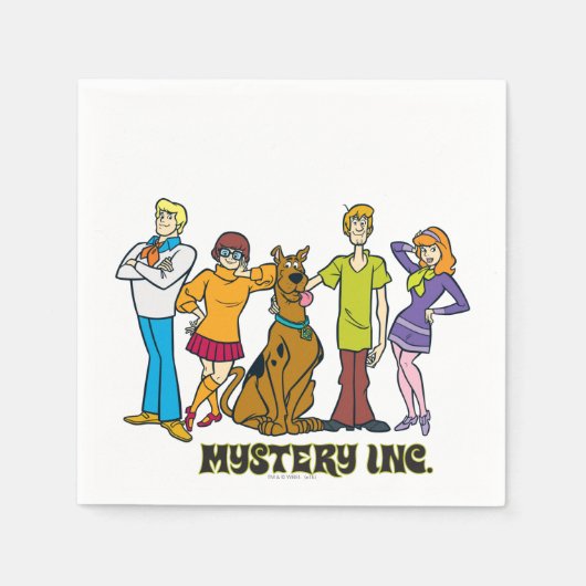 Whole Gang 12 Mystery Inc. Servet (Voorkant)