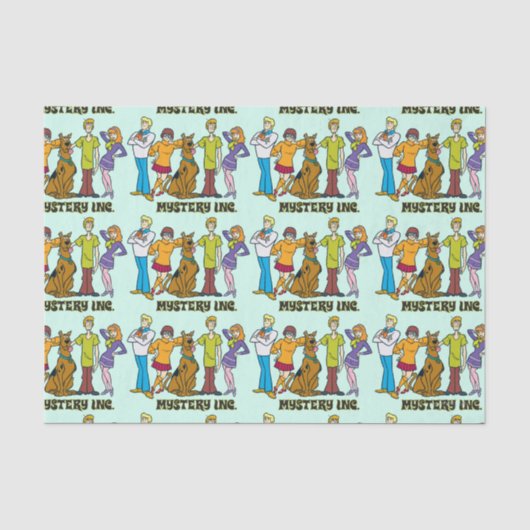 Whole Gang 12 Mystery Inc. Tissuepapier (Voorkant)