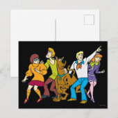 Whole Gang 13 Mystery Inc. Briefkaart (Voorkant / Achterkant)
