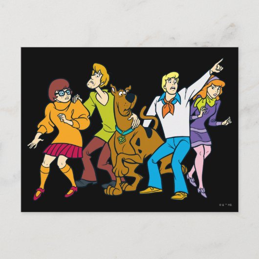 Whole Gang 13 Mystery Inc. Briefkaart (Voorkant)