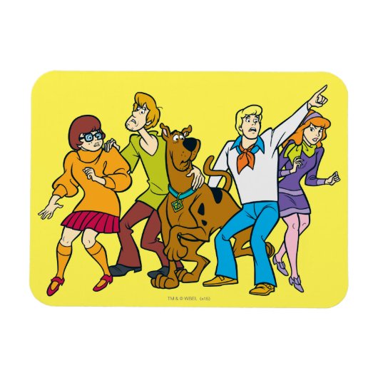 Whole Gang 13 Mystery Inc. Magneet (Horizontaal)
