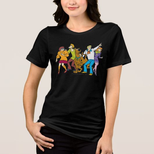 Whole Gang 13 Mystery Inc. Tri-Blend Shirt (Voorkant)
