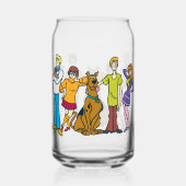 Whole Gang 14 Mystery Inc Blikvorm Glas (Voorkant)
