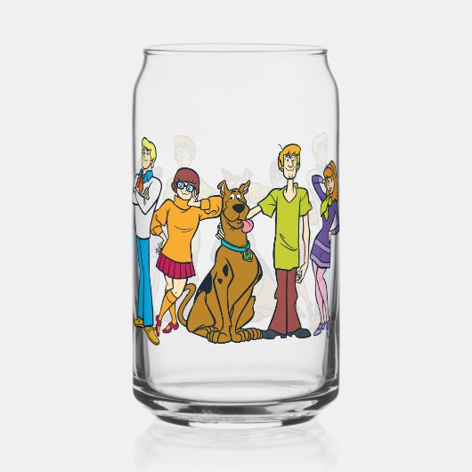 Whole Gang 14 Mystery Inc Blikvorm Glas (Voorkant)