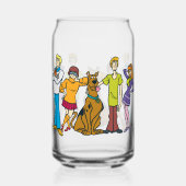 Whole Gang 14 Mystery Inc Blikvorm Glas (Achterkant)