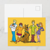 Whole Gang 14 Mystery Inc Briefkaart (Voorkant / Achterkant)