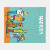Whole Gang 14 Mystery Inc Fleece Deken (Voorkant (Horizontaal))