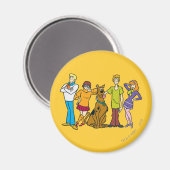 Whole Gang 14 Mystery Inc Magneet (Voorkant / Achterkant)